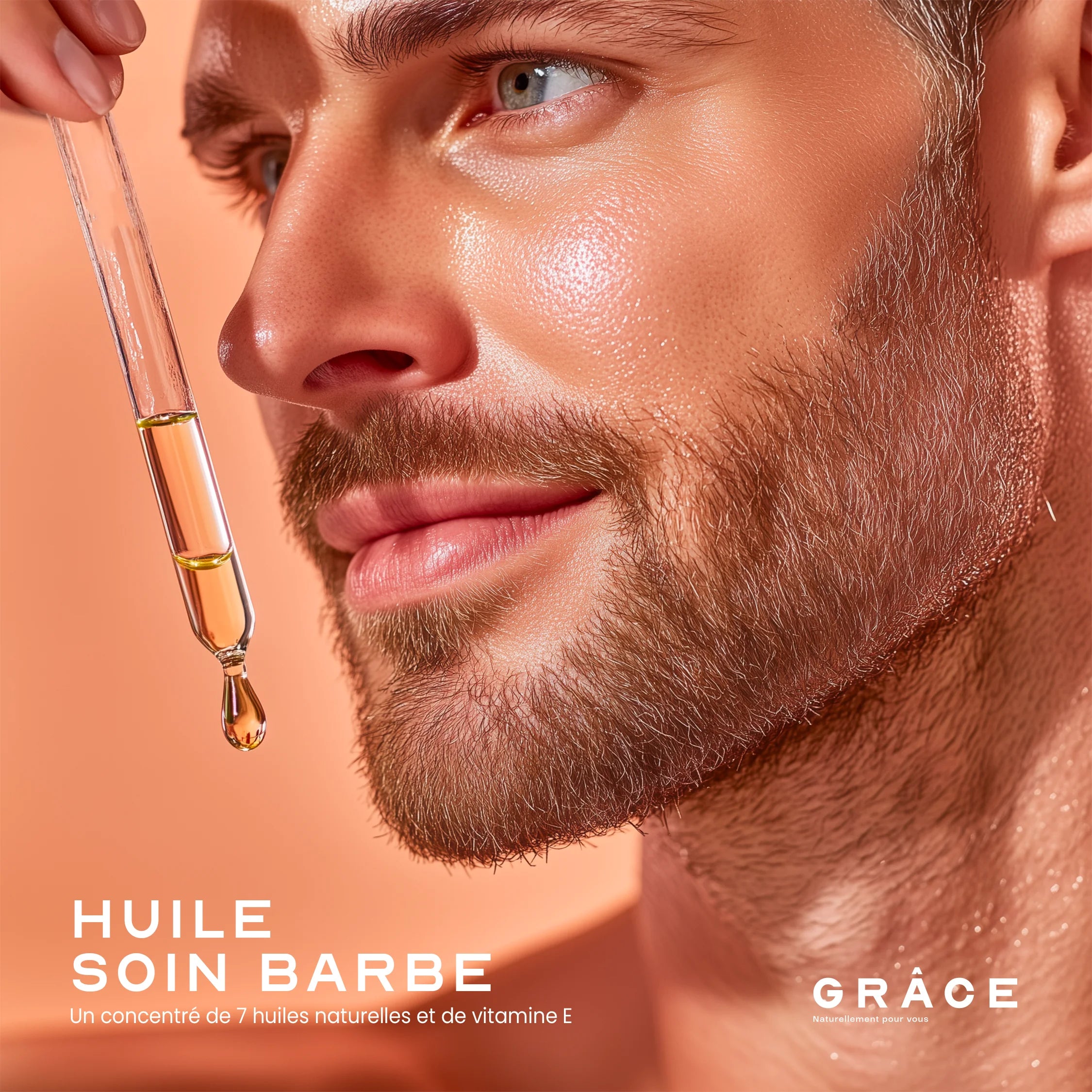 Huile à barbe fraise