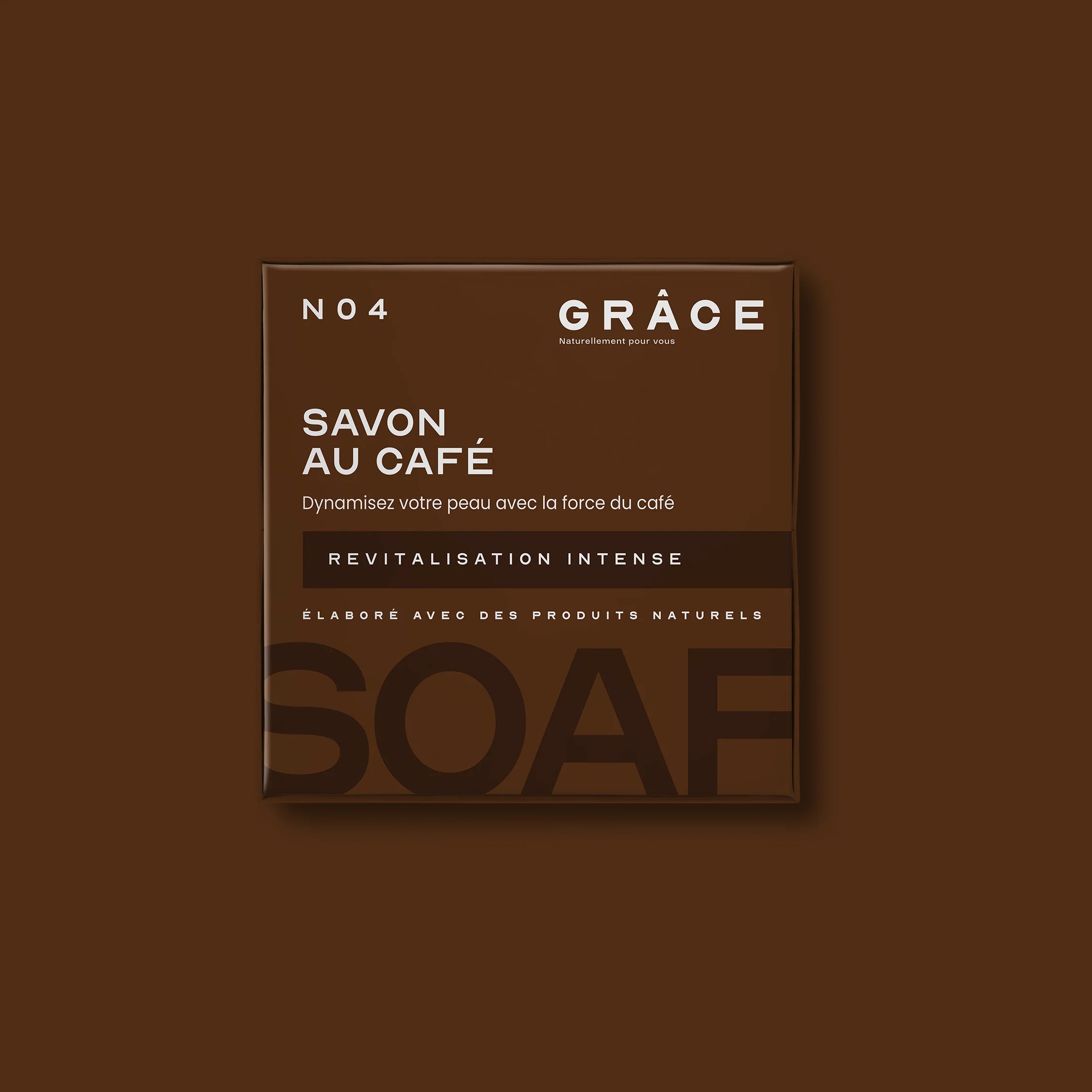 Savon naturel au café