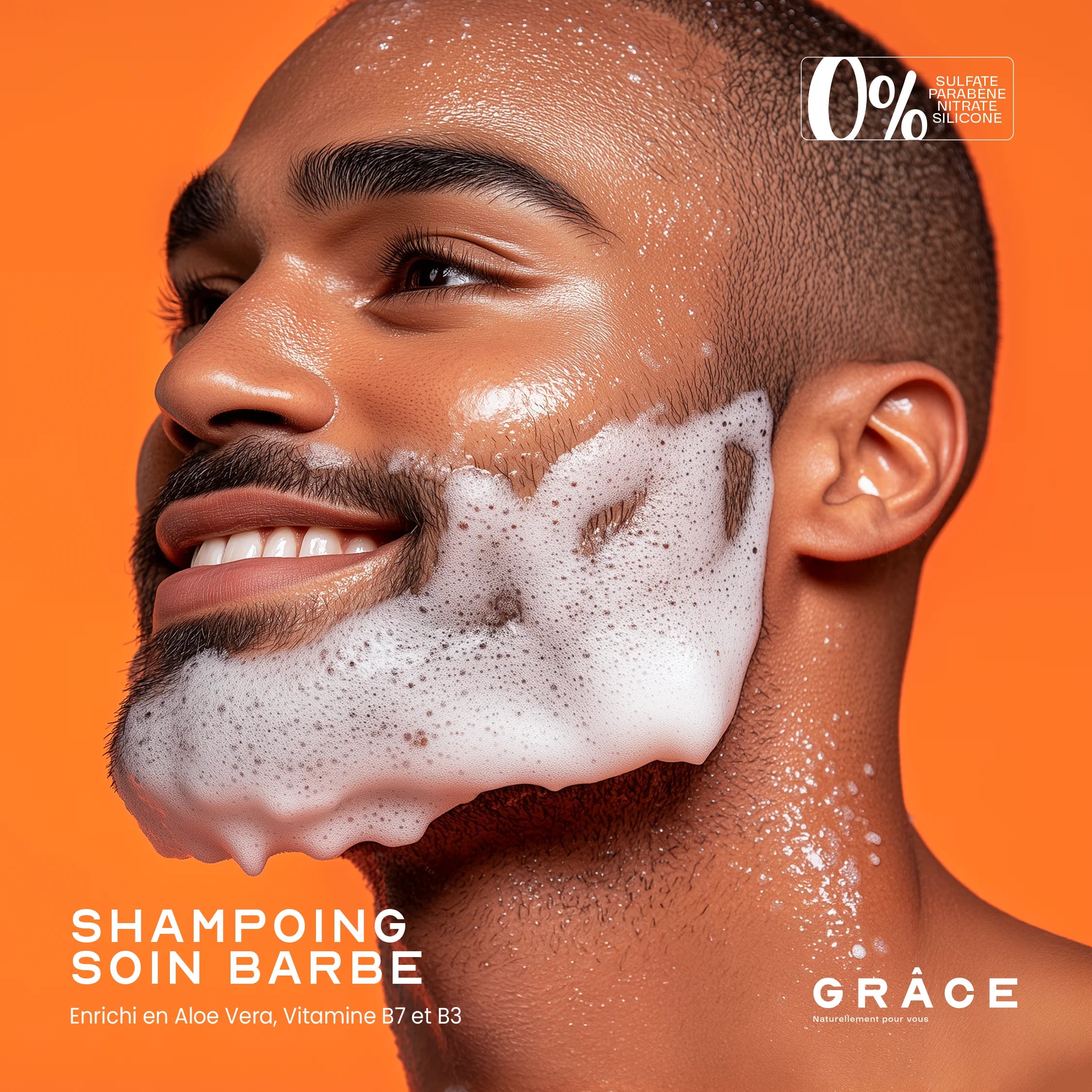 Shampoing soin à barbe mangue